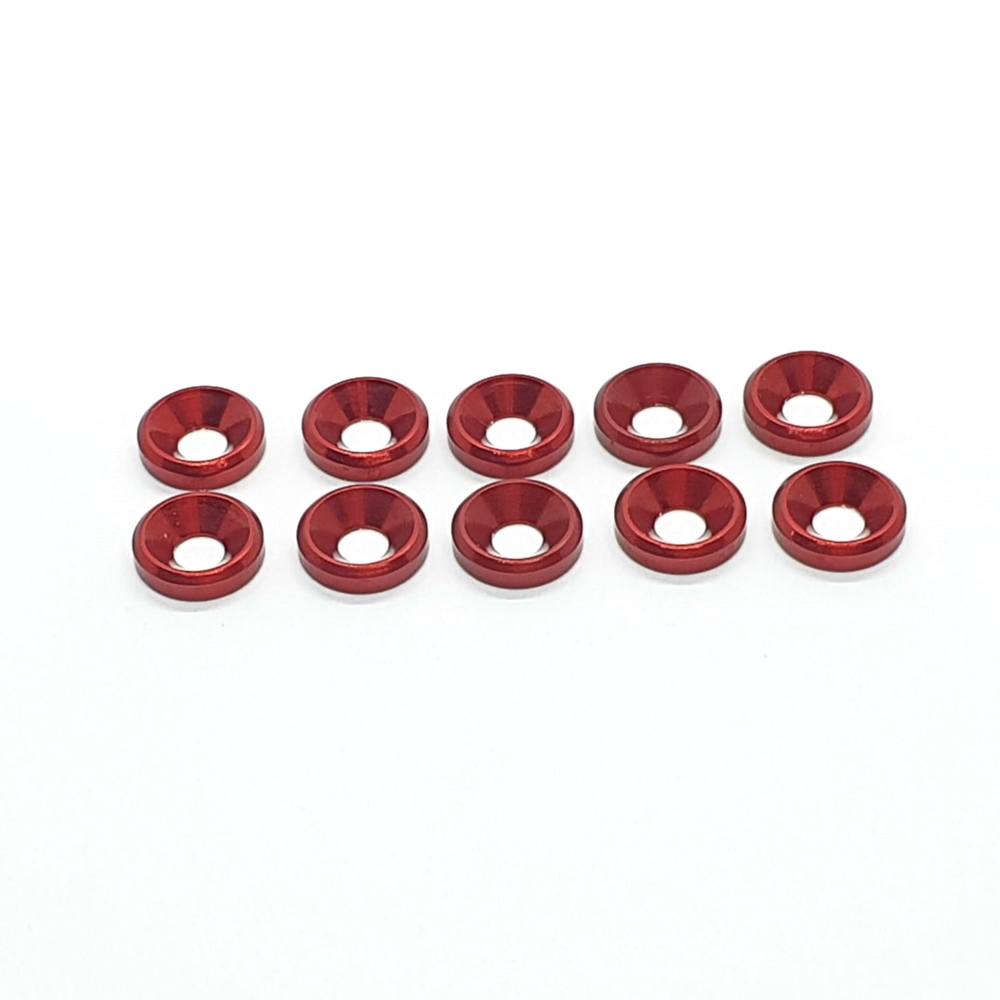 Rondella svasata - Ergal anodizzato 4 mm - 10 pezzi