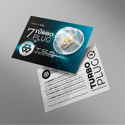 CANDELA CONICA N. 7 - TURBO PLUG - PER MOTORI DA CORSA A SCOPPIO, AUTOMODELLI, ON ROAD