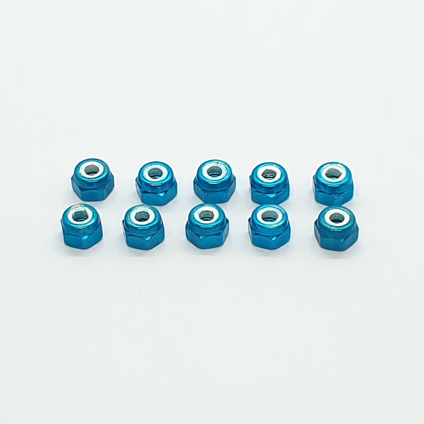 Dado autobloccante Ergal anodizzato 3 mm - 10 pezzi