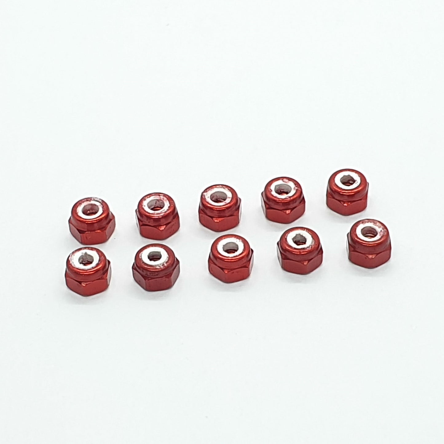 Dado autobloccante Ergal anodizzato 3 mm - 10 pezzi