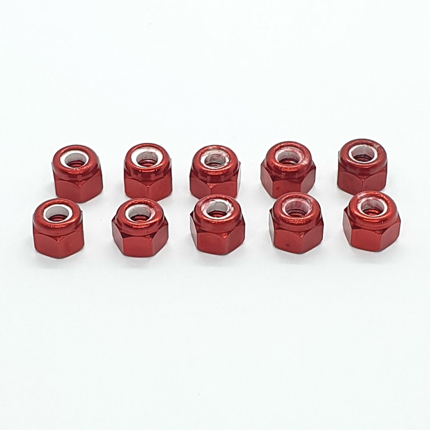 Dado autobloccante Ergal anodizzato 4 mm - 10 pezzi