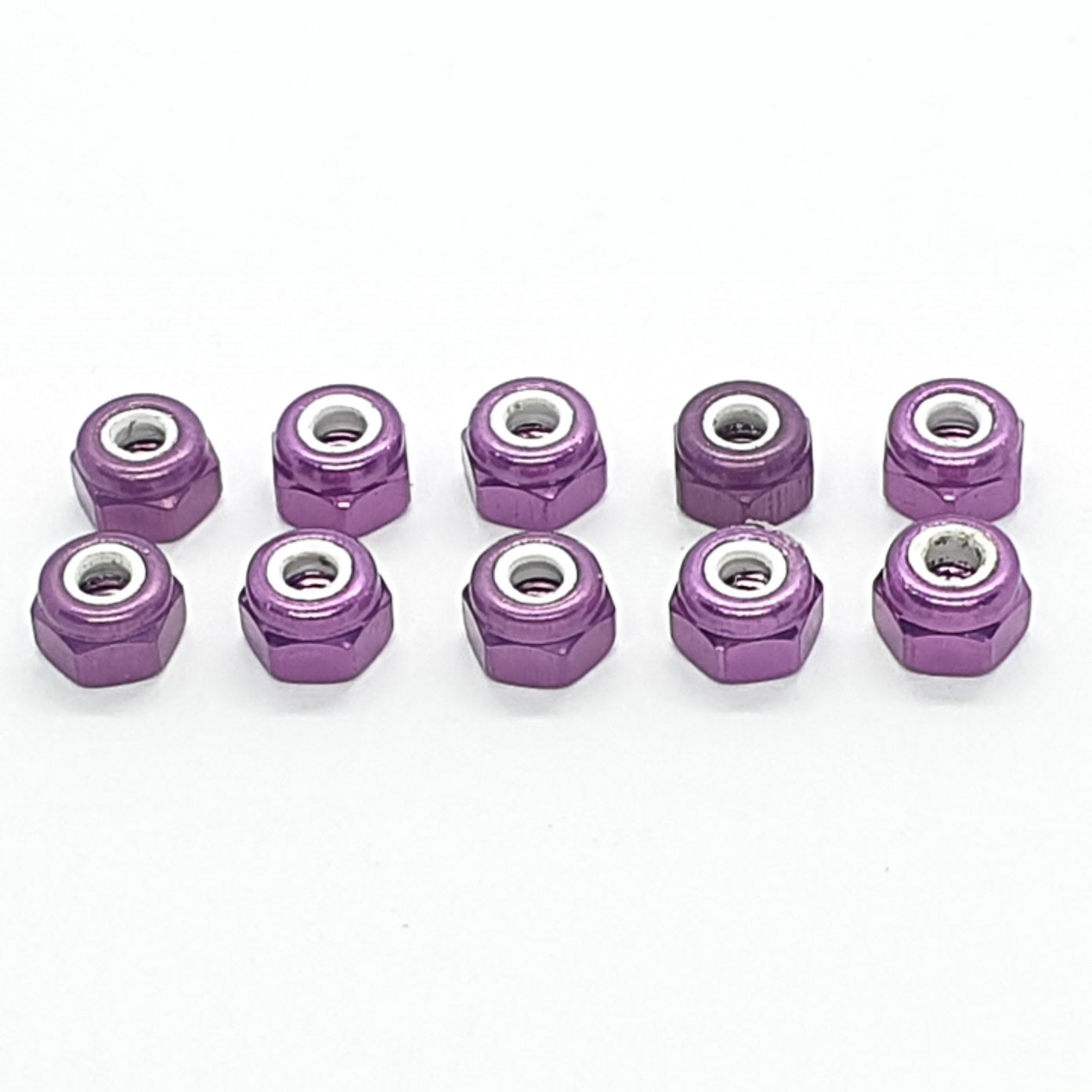 Dado autobloccante Ergal anodizzato 5 mm - 10 pezzi