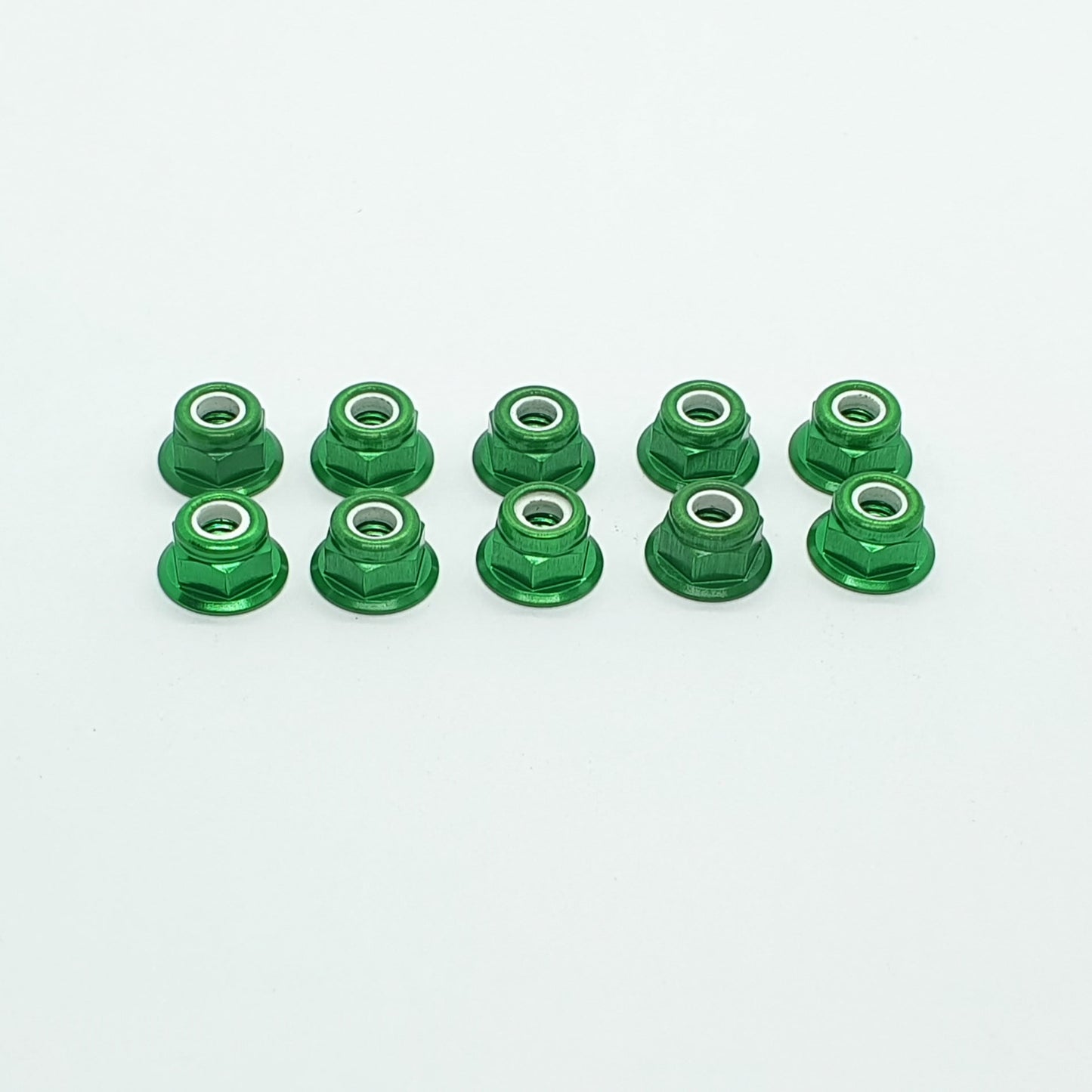 Dado autobloccante flangiato - Ergal anodizzato 3 mm - 10 pezzi