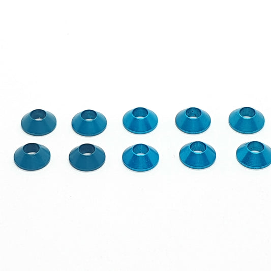 Rondella conica - Ergal anodizzato 3 mm - 10 pezzi
