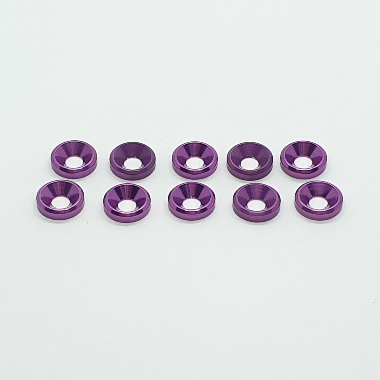 Rondella svasata - Ergal anodizzato 4 mm - 10 pezzi