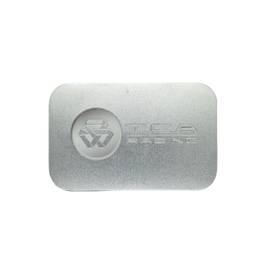 Porta Candele TCA Racing – Box in Metallo Nichelato per 20 Glow Plug (Personalizzabile)